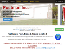 Tablet Screenshot of markthepostman.com